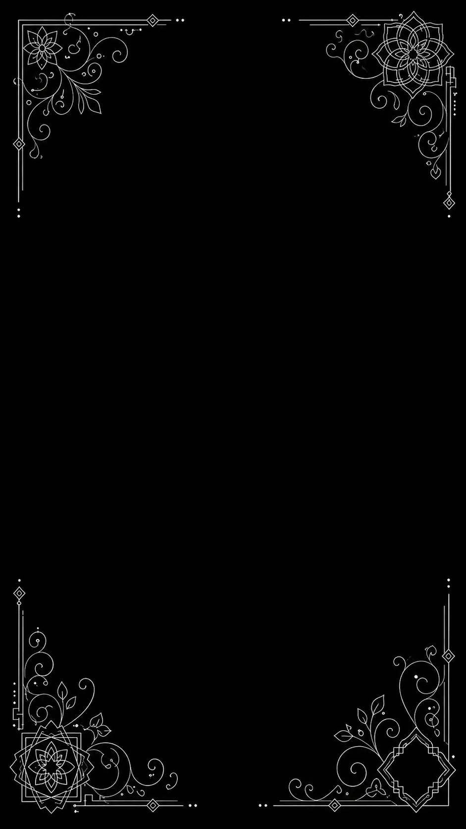 Background Ornamental Line Frame mobile preview