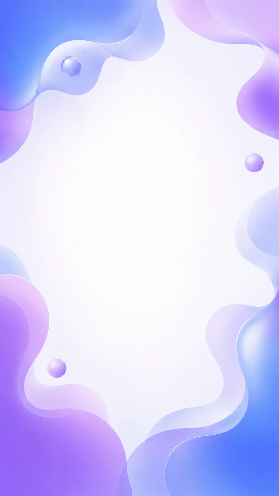 Background Soft Purple Blue Liquid Frame mobile preview