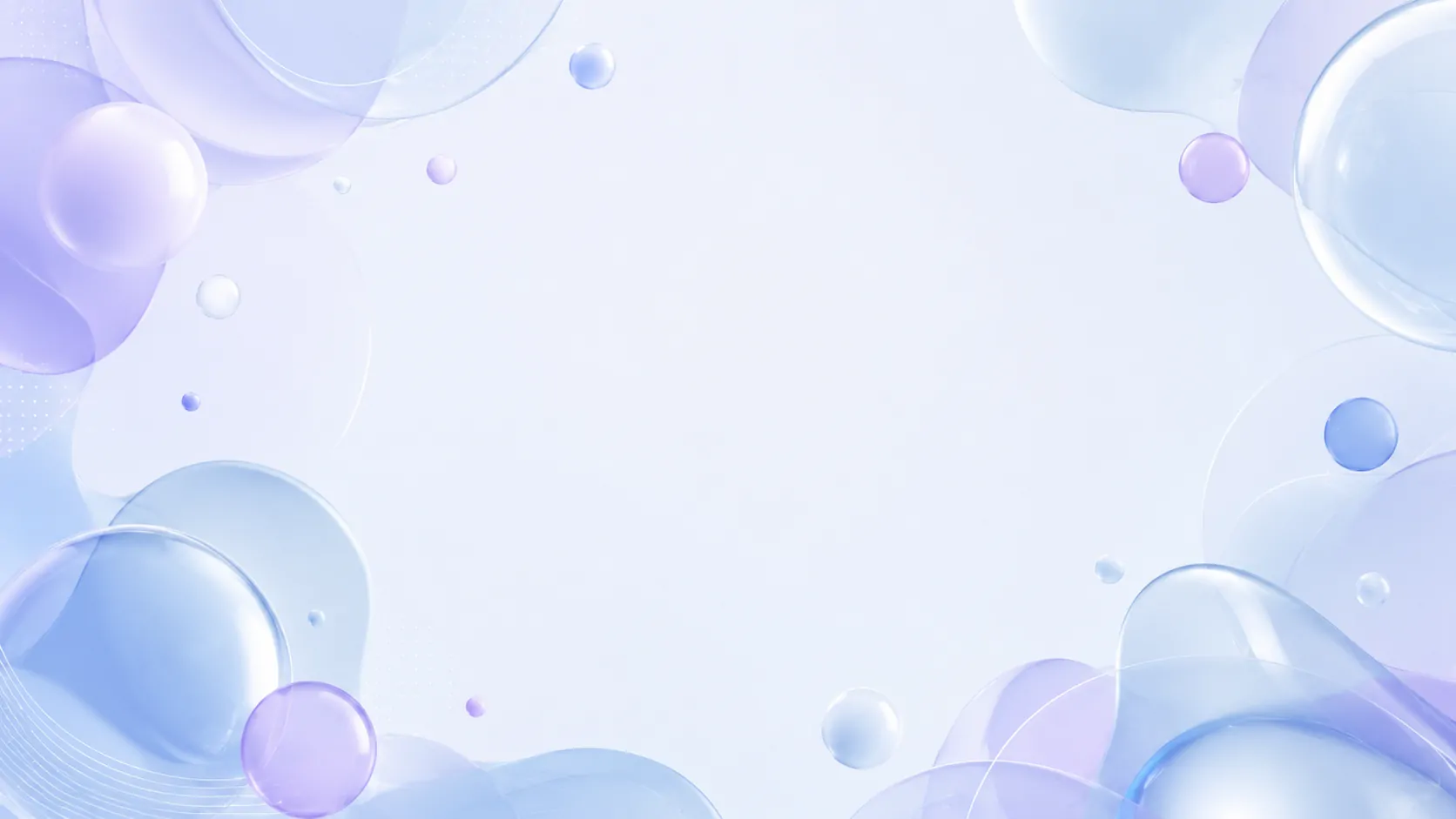 Background Soft Translucent Bubble Field desktop preview