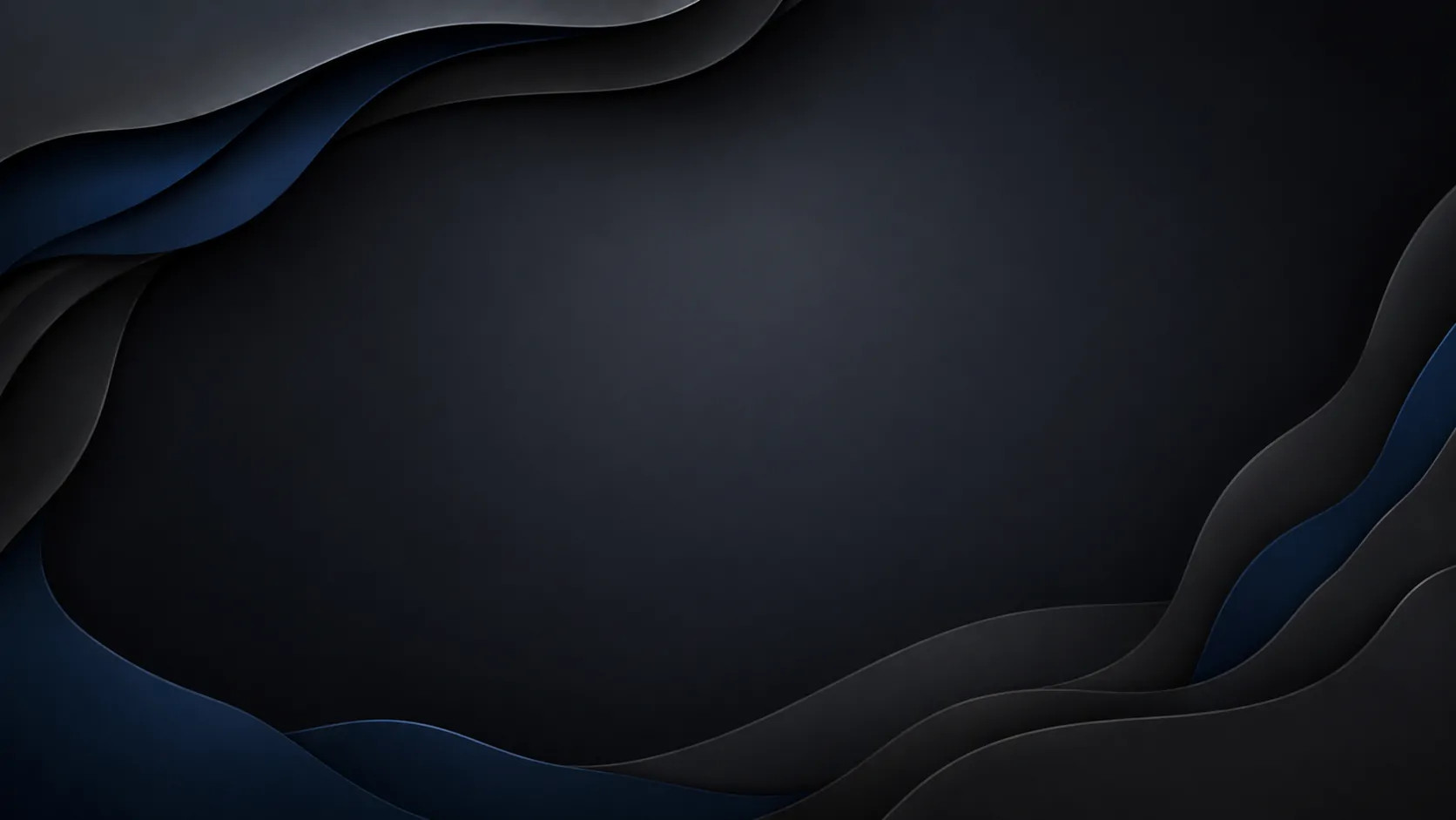 Background Dark Layered Paper Waves desktop preview