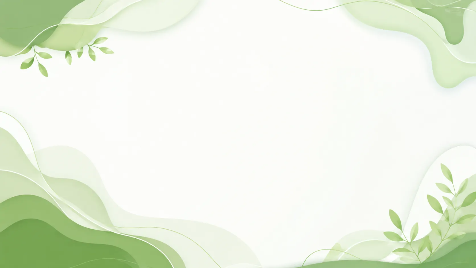 Background Soft Green Botanical Layers desktop preview