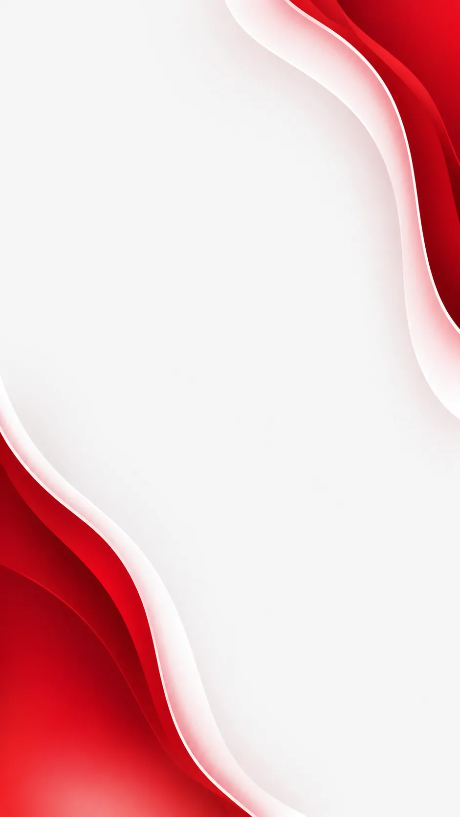 Background Premium Red Layered Waves mobile preview