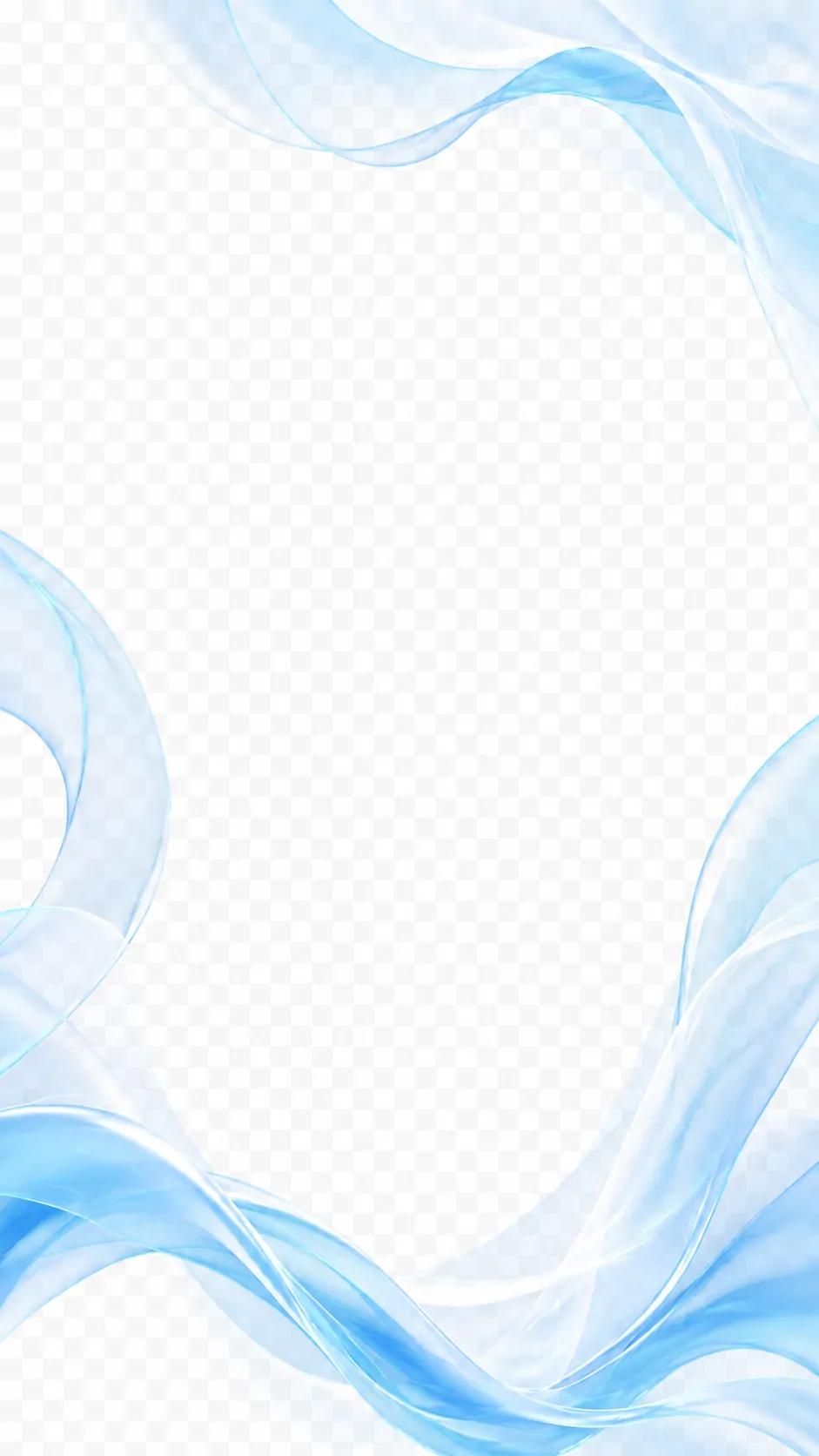 Background Transparent Blue Glass Ribbons mobile preview