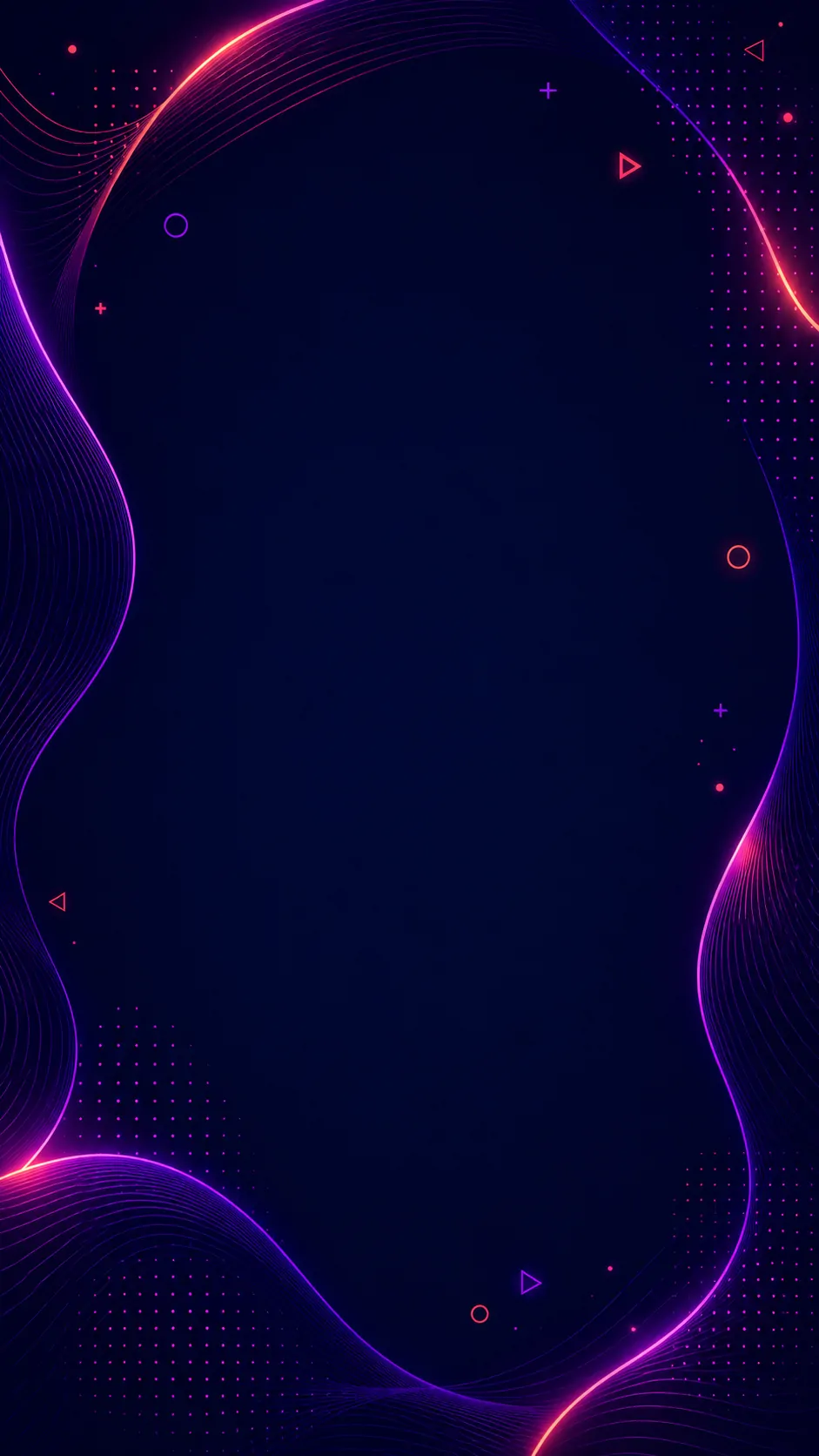 Background Neon Lines On Dark Background mobile preview