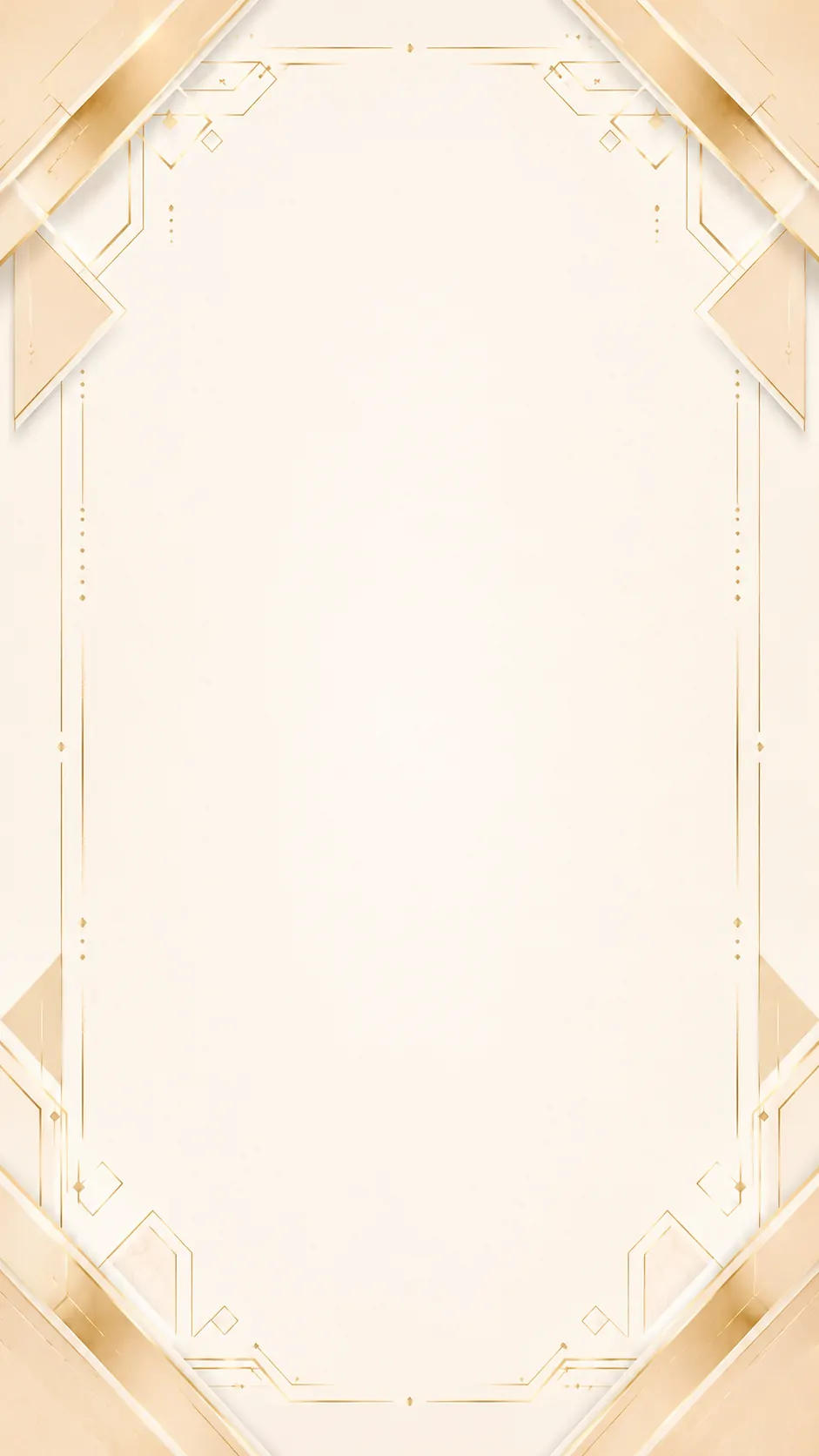 Background Golden Geometric Frame mobile preview