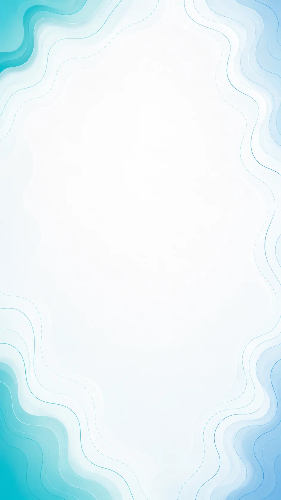 Background Soft Teal Topographic Waves mobile preview