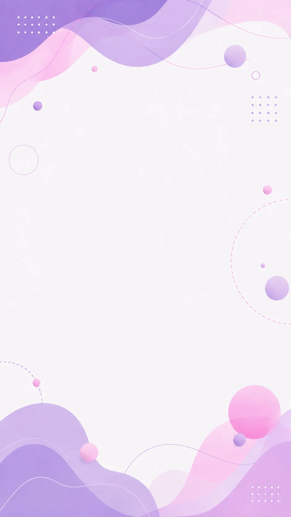 Background Purple Orbits And Dots mobile preview