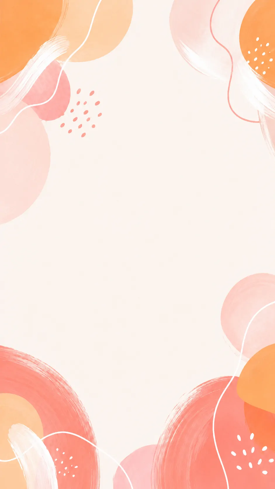 Background Rounded Brush Corner Strokes mobile preview