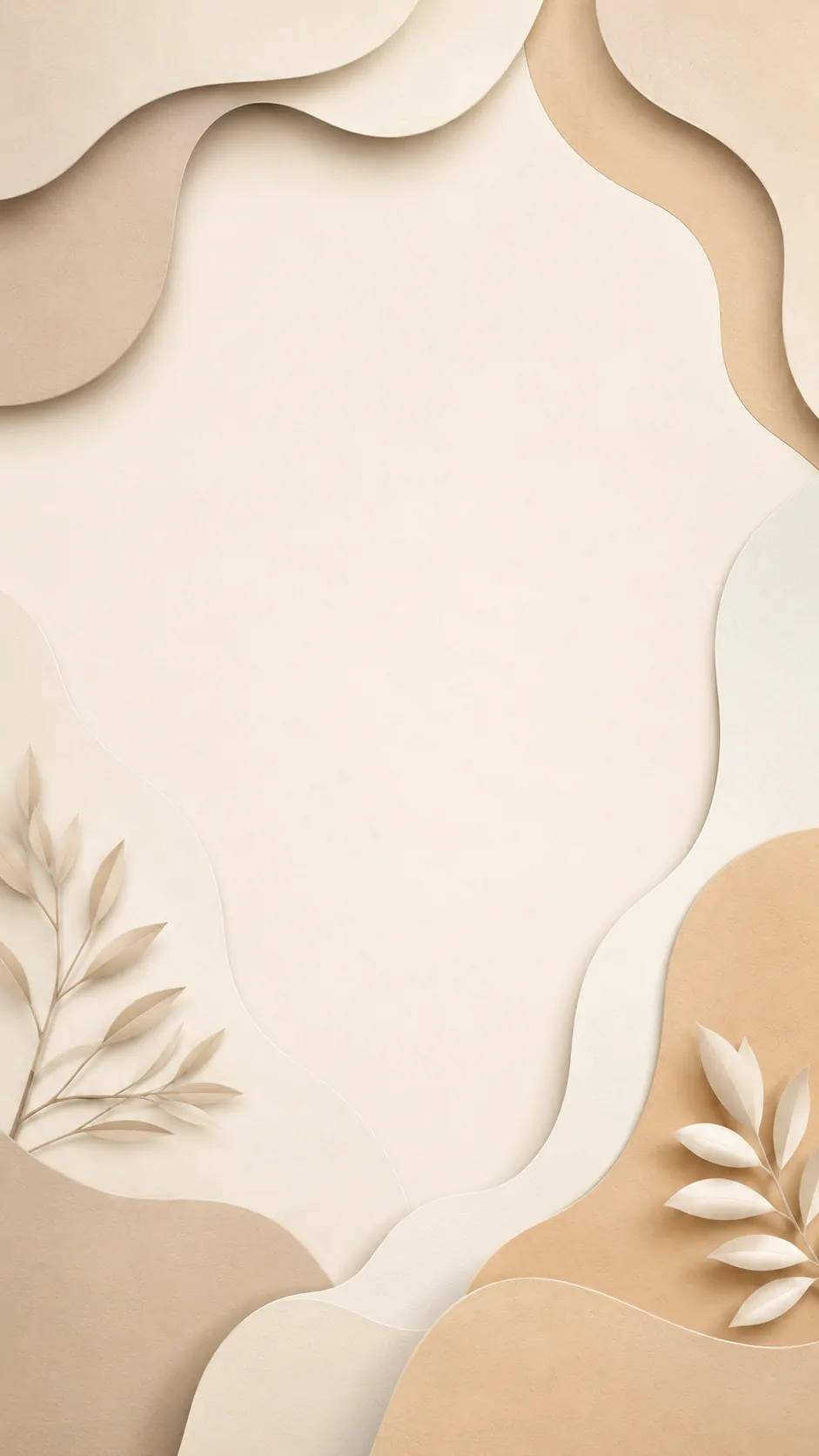 Background Organic Paper Cutouts mobile preview